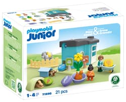 Playmobil JUNIOR Hotel dla zwierząt z dozownikiem pokarmu 71690