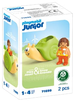 Galeria - zdjęcie nr. 2 - Playmobil JUNIOR Huśtawka z funkcją grzechotki 71699