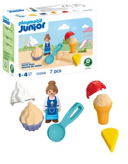 Galeria - zdjęcie nr. 3 - Playmobil JUNIOR: Lodziarnia z piasku 72006