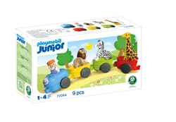 Playmobil JUNIOR: Pociąg ze zwierzętami 72084