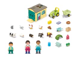 Galeria - zdjęcie nr. 2 - Playmobil JUNIOR Przygoda na gospodarstwie z traktorem, przyczepą i zwierzętami 71656