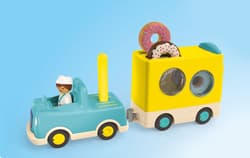 Galeria - zdjęcie nr. 4 - Playmobil JUNIOR Szalony Donut Truck z funkcją układania i sortowania 71702