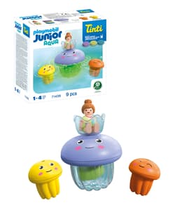 Galeria - zdjęcie nr. 3 - Playmobil JUNIOR & Tinti Rodzina kolorowych meduz 71439