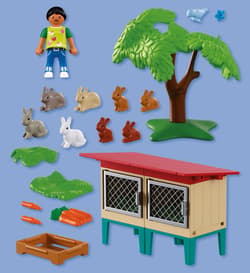 Galeria - zdjęcie nr. 2 - Playmobil Klatka dla królików 72170