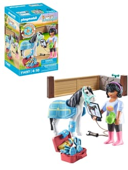 Galeria - zdjęcie nr. 3 - Playmobil Leczenie Konika Hipoterapeutka 71497