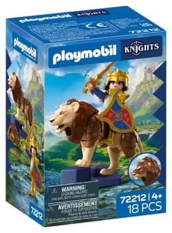 Playmobil Lew ze złotym rycerzem 72212