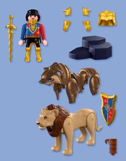 Galeria - zdjęcie nr. 2 - Playmobil Lew ze złotym rycerzem 72212