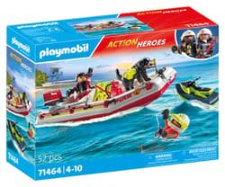 Galeria - zdjęcie nr. 3 - Playmobil Łódz straży pożarnej ze skuterem wodnym 71464