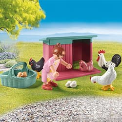 Galeria - zdjęcie nr. 4 - Playmobil Mała kurza ferma w ogródku Tiny House 71510