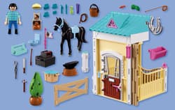 Galeria - zdjęcie nr. 3 - Playmobil Mała stajnia z kowalem 72131
