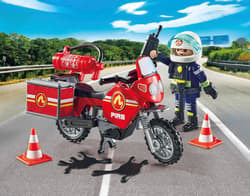 Galeria - zdjęcie nr. 2 - Playmobil Motocykl straży pożarnej na miejscu wypadku 71466