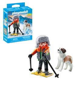 Galeria - zdjęcie nr. 3 - Playmobil Narciarz z bernardynem 71741