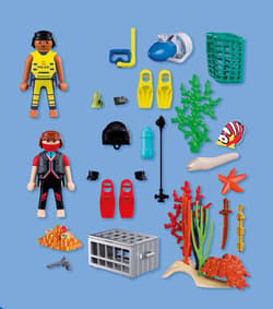 Galeria - zdjęcie nr. 5 - Playmobil Nurek policyjny ze skarbem 72078