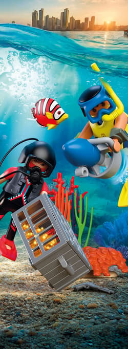 Galeria - zdjęcie nr. 4 - Playmobil Nurek policyjny ze skarbem 72078