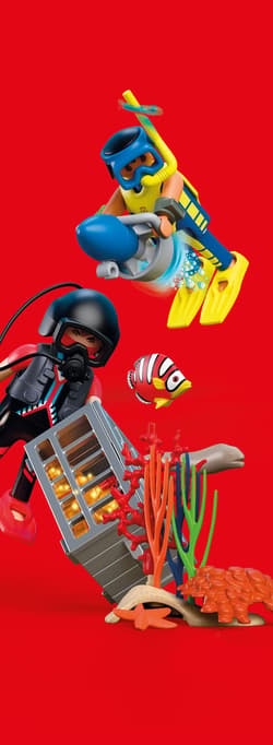 Galeria - zdjęcie nr. 2 - Playmobil Nurek policyjny ze skarbem 72078