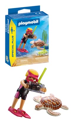Galeria - zdjęcie nr. 3 - Playmobil Nurek z żółwiem 72151