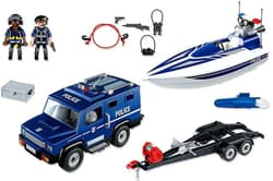 Galeria - zdjęcie nr. 3 - Playmobil Pojazd terenowy policji z motorówką 5187