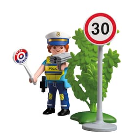 Galeria - zdjęcie nr. 2 - Playmobil Policjant z radarem do pomiaru prędkości 72029
