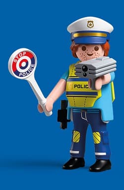 Galeria - zdjęcie nr. 2 - Playmobil Policjant z radarem do pomiaru prędkości 72029