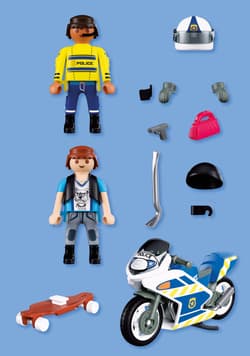 Galeria - zdjęcie nr. 2 - Playmobil Pościg motocyklowy 72079