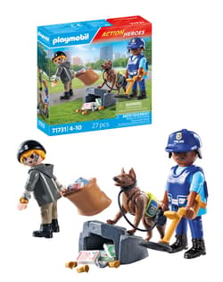 Galeria - zdjęcie nr. 2 - Playmobil Poszukiwania śladów z psem tropiącym 71731