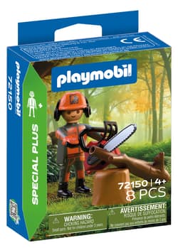 Playmobil Pracownik leśny z piłą łańcuchową 72150