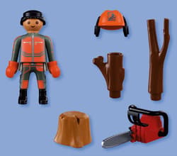 Galeria - zdjęcie nr. 4 - Playmobil Pracownik leśny z piłą łańcuchową 72150