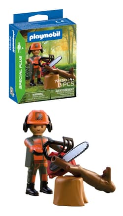 Galeria - zdjęcie nr. 3 - Playmobil Pracownik leśny z piłą łańcuchową 72150