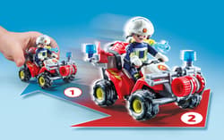 Galeria - zdjęcie nr. 2 - Playmobil Quad straży pożarnej w akcji 71825