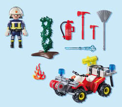 Galeria - zdjęcie nr. 4 - Playmobil Quad straży pożarnej w akcji 71825