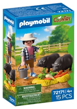 Playmobil Rolnik z brzuchatą świnką 72171