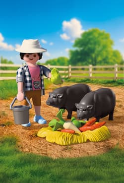 Galeria - zdjęcie nr. 5 - Playmobil Rolnik z brzuchatą świnką 72171