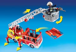 Galeria - zdjęcie nr. 2 - Playmobil Samochód strażacki z drabiną 9463