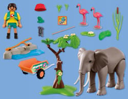Galeria - zdjęcie nr. 2 - Playmobil Słoń z opiekunem 72068