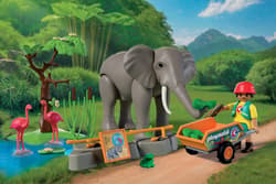 Galeria - zdjęcie nr. 3 - Playmobil Słoń z opiekunem 72068