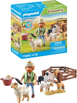 Playmobil Spacer z owcami i psem Border Collie 71444