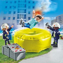 Galeria - zdjęcie nr. 2 - Playmobil Strażacy z poduszką powietrzną 71465