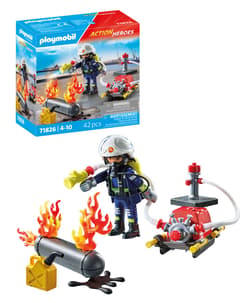 Galeria - zdjęcie nr. 3 - Playmobil Strażak z pompą wodną 71826