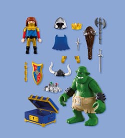 Galeria - zdjęcie nr. 3 - Playmobil Troll ze skarbem rycerzy herbu Lew 72116