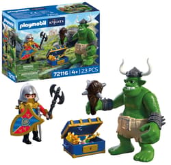 Galeria - zdjęcie nr. 4 - Playmobil Troll ze skarbem rycerzy herbu Lew 72116