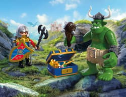 Galeria - zdjęcie nr. 5 - Playmobil Troll ze skarbem rycerzy herbu Lew 72116