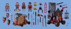 Galeria - zdjęcie nr. 3 - Playmobil Wieża szturmowa rycerzy herbu Smok 72210