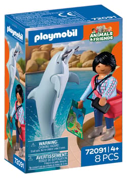 Playmobil Zoo: Delfin i odwiedzający 72091