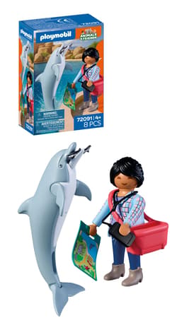 Galeria - zdjęcie nr. 2 - Playmobil Zoo: Delfin i odwiedzający 72091