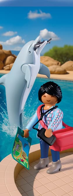 Galeria - zdjęcie nr. 4 - Playmobil Zoo: Delfin i odwiedzający 72091