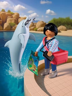 Galeria - zdjęcie nr. 5 - Playmobil Zoo: Delfin i odwiedzający 72091