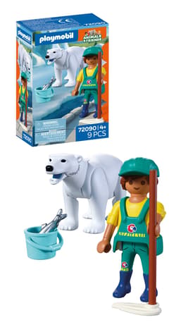 Galeria - zdjęcie nr. 2 - Playmobil Zoo Niedźwiedź polarny i opiekun 72090