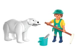 Galeria - zdjęcie nr. 3 - Playmobil Zoo Niedźwiedź polarny i opiekun 72090