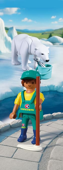 Galeria - zdjęcie nr. 4 - Playmobil Zoo Niedźwiedź polarny i opiekun 72090