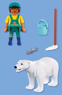 Galeria - zdjęcie nr. 5 - Playmobil Zoo Niedźwiedź polarny i opiekun 72090